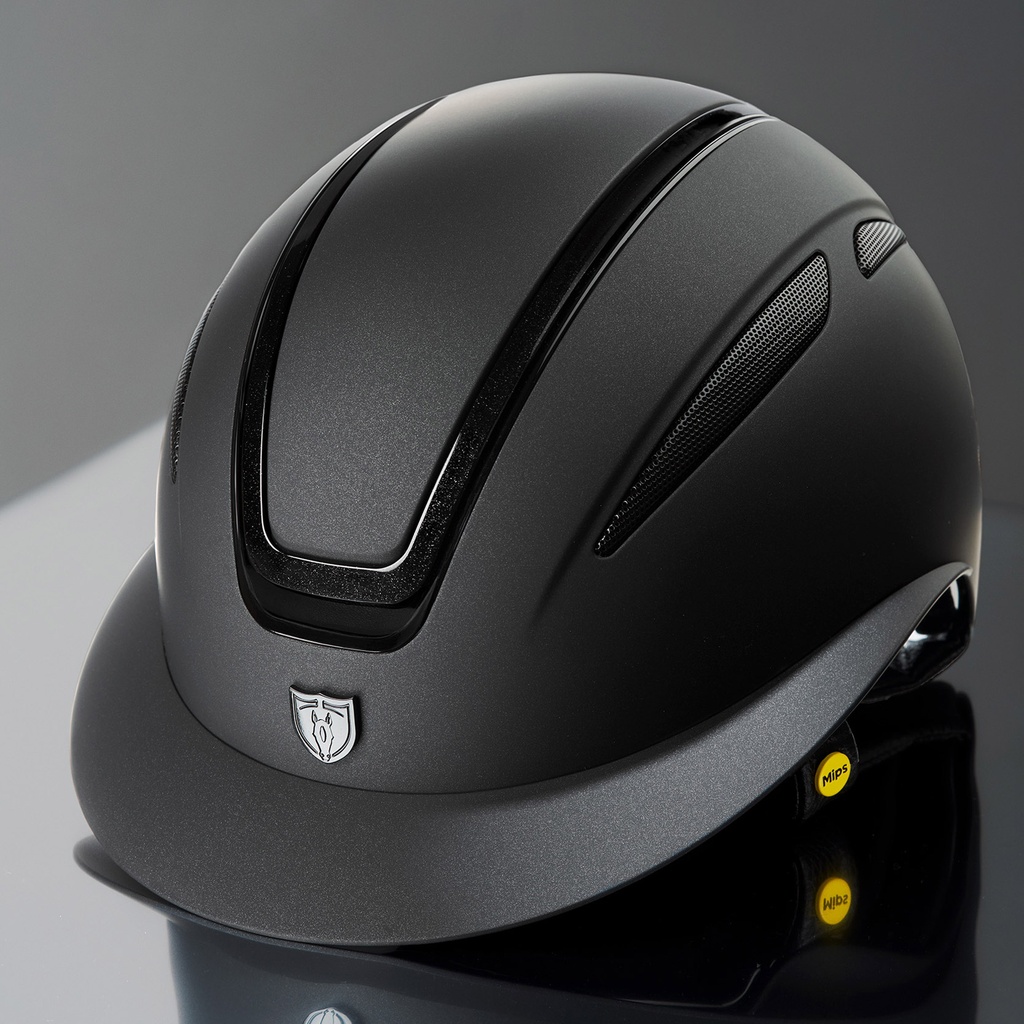 [9606W-S-SBK] Tipperary Oxford Mips Helmet (Shimmer Black-HT, Glimmer Gloss-T, S)