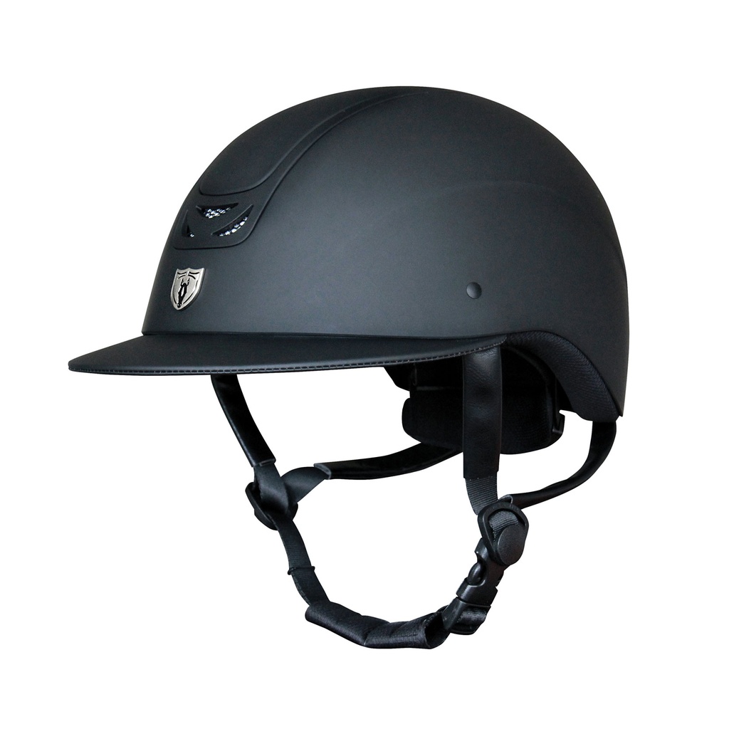 [9500W-XS-MBK] Tipperary Royal Helmet - Last Chance (Matte Black, Matte Black-HT, Matte Black-T, Wide, XS)